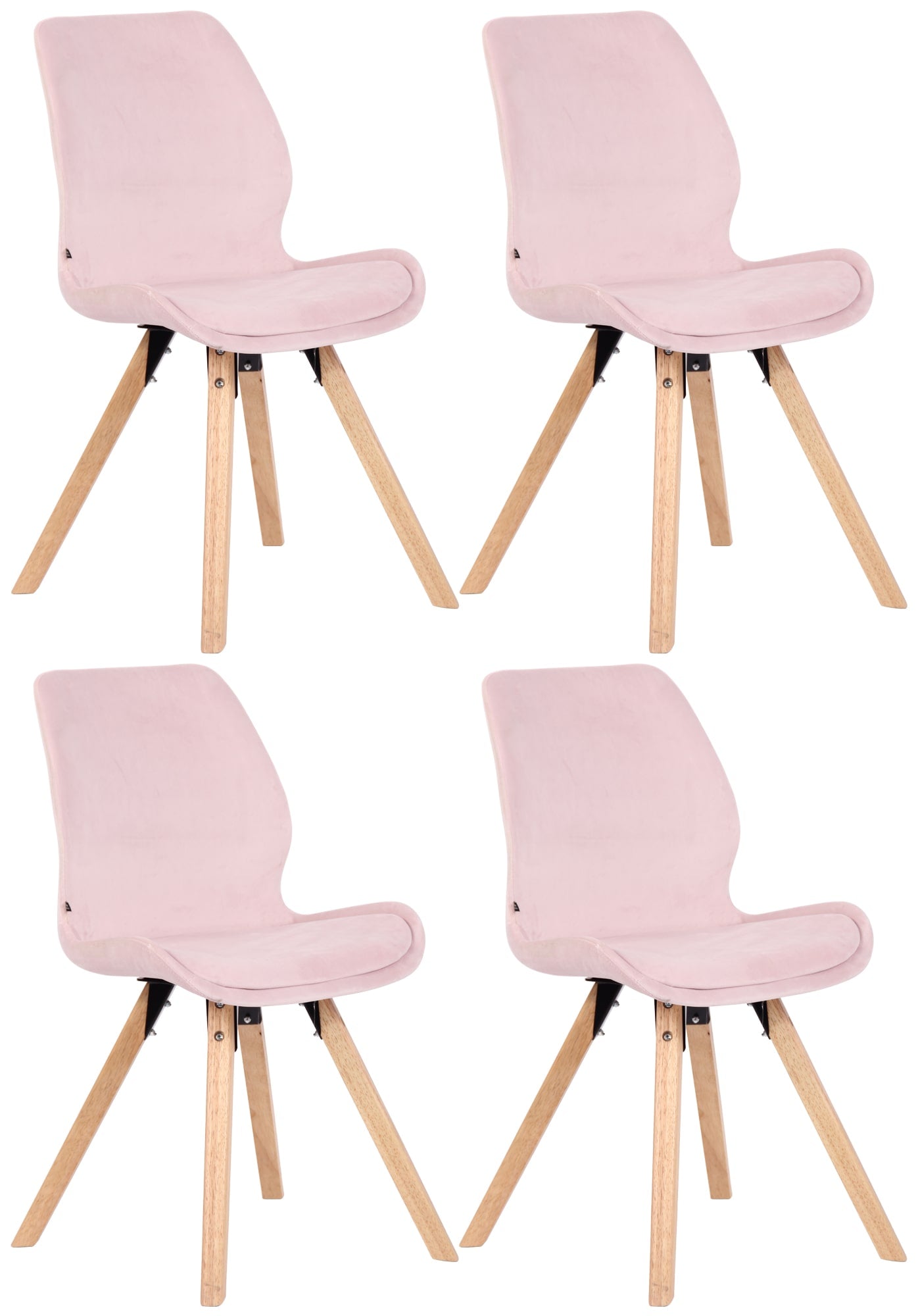 4er Set Stuhl Luna