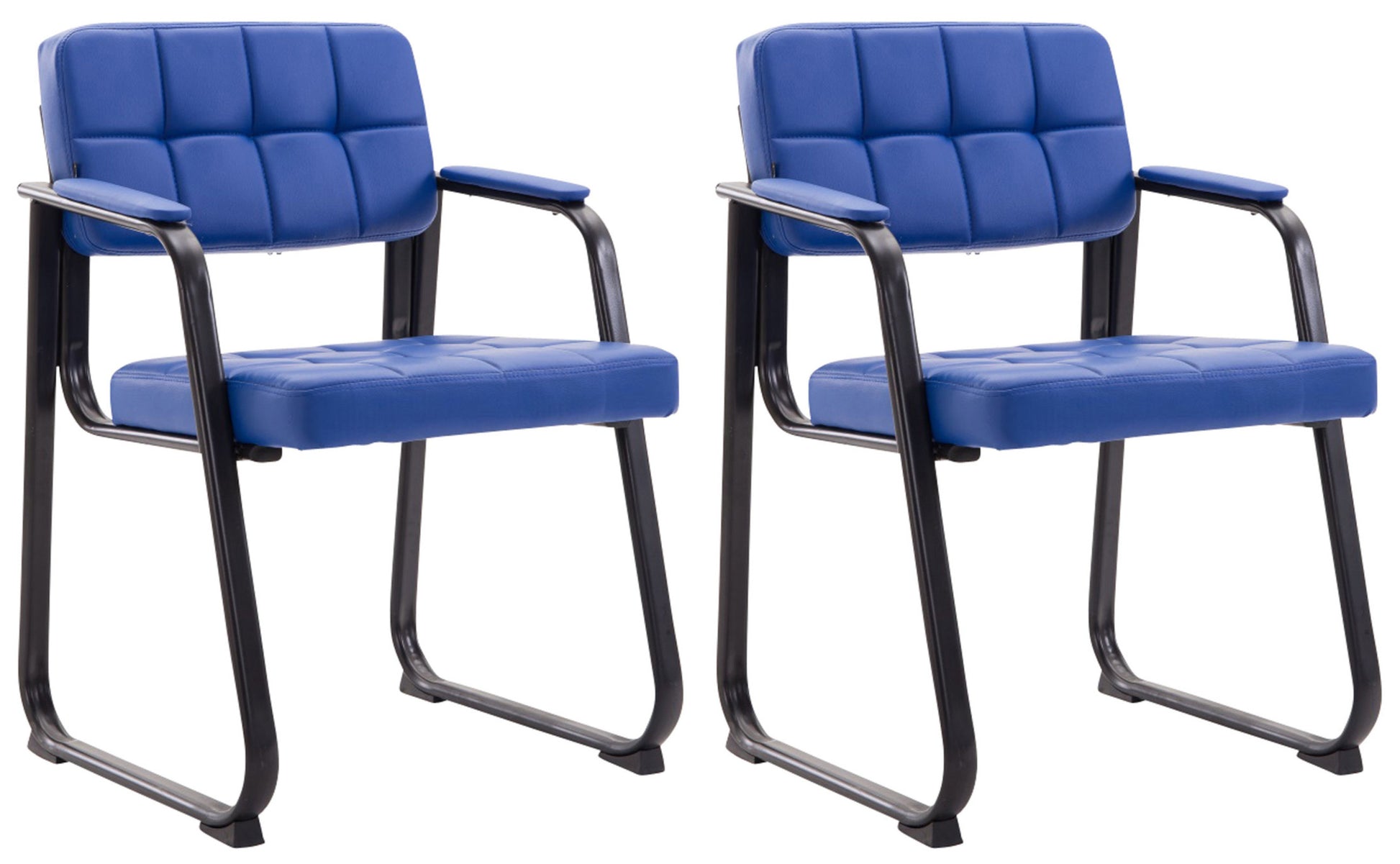 2er Set Besucherstühle Canada B Kunstleder - CLP SHOP
