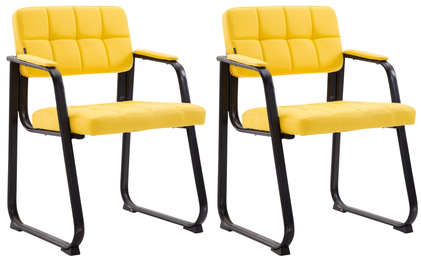 2er Set Besucherstühle Canada B Kunstleder - CLP SHOP