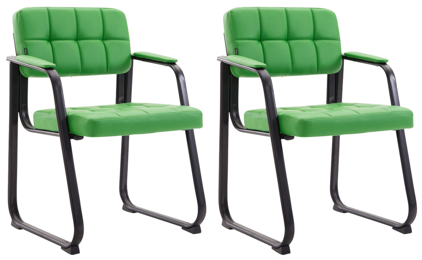 2er Set Besucherstühle Canada B Kunstleder - CLP SHOP