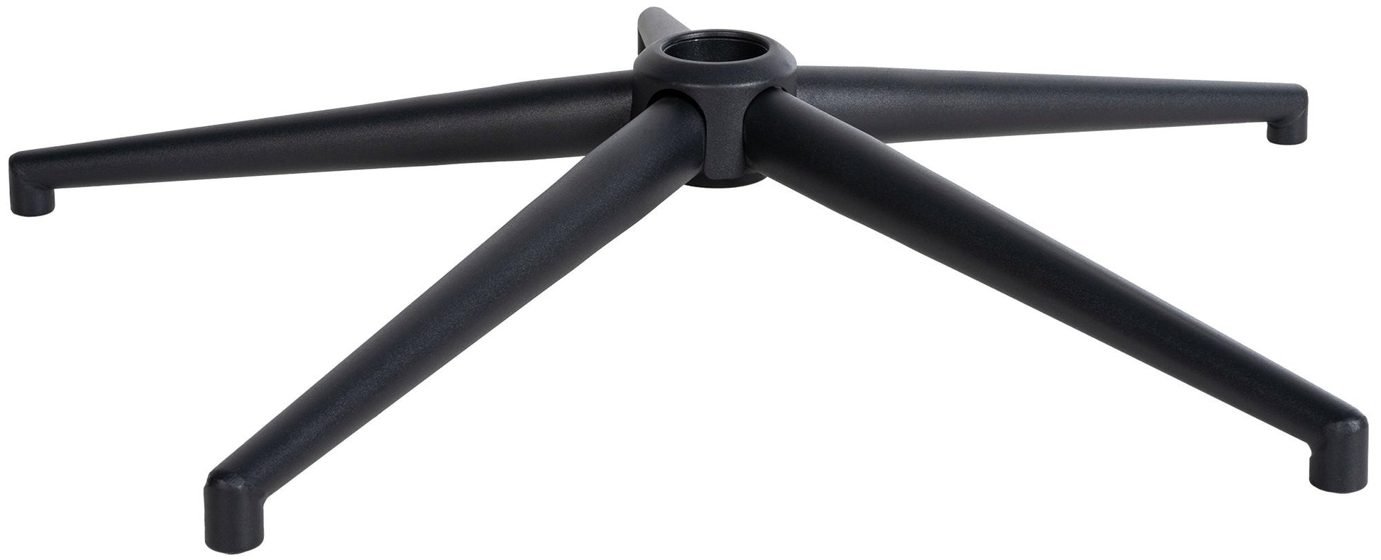 Fußkreuz Eckig Schwarz.