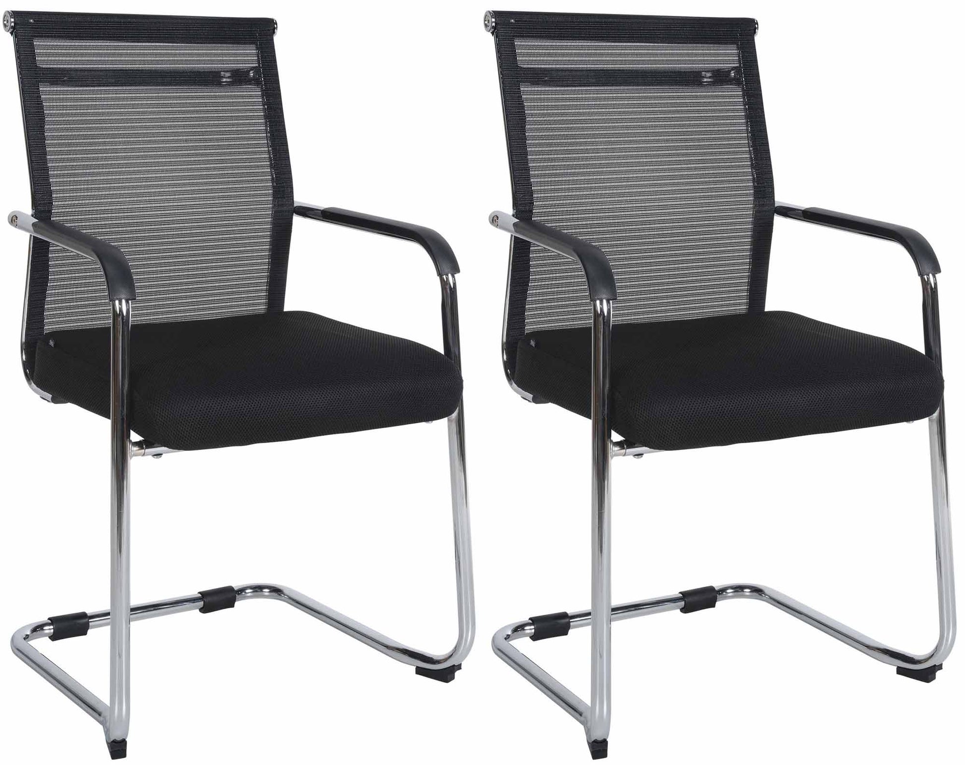 2er Set Besucherstühle Denny - CLP SHOP