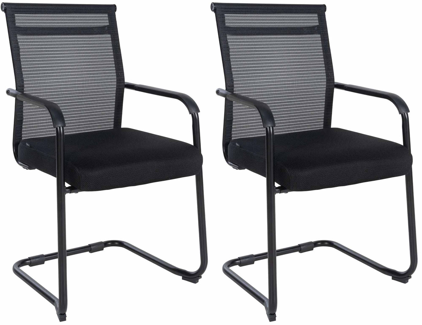2er Set Besucherstühle Denny - CLP SHOP