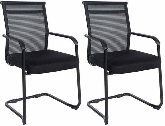 2er Set Besucherstühle Denny - CLP SHOP