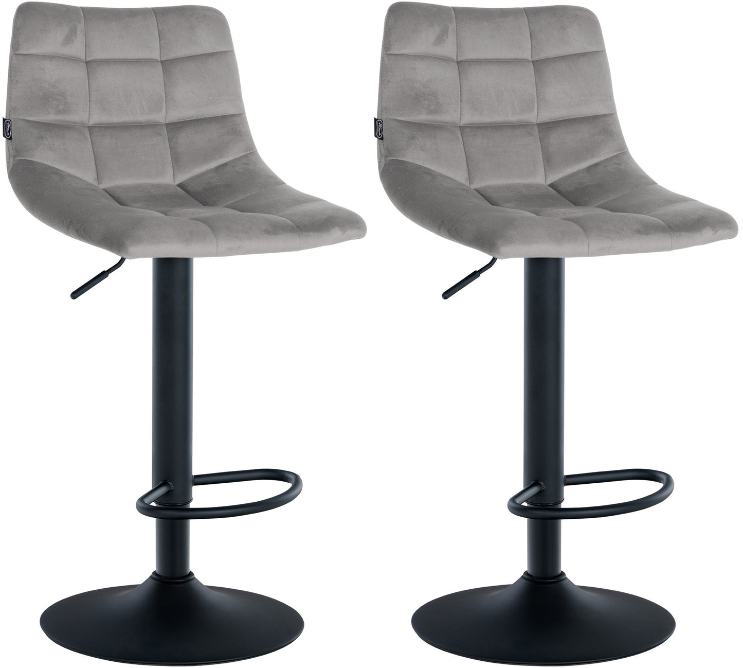 2er Set Barhocker Jerry Samt