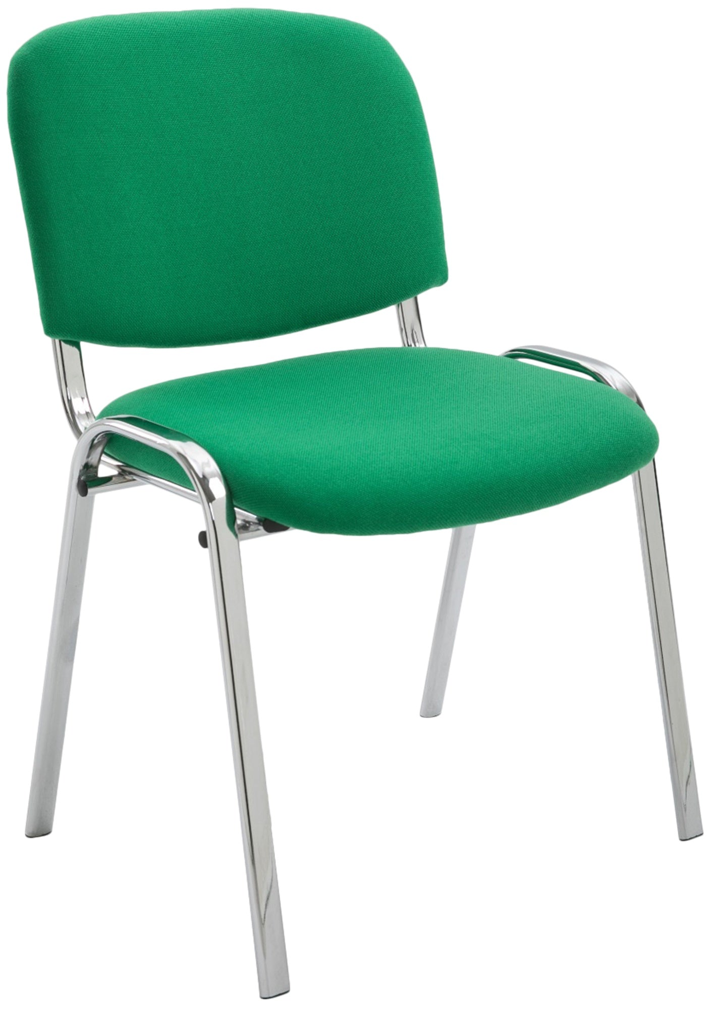 Besucherstuhl Ken Chrom Stoff - CLP SHOP