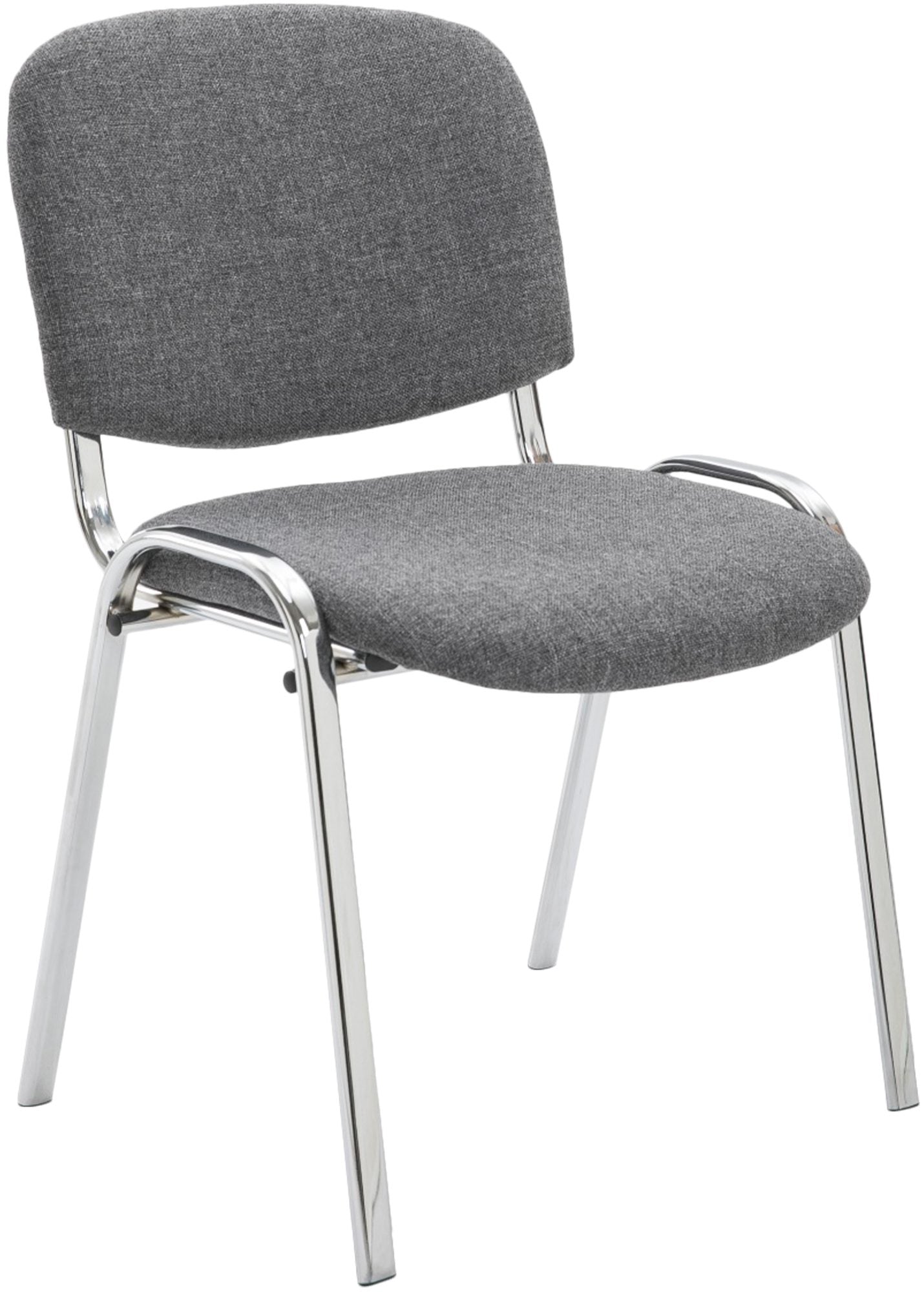Besucherstuhl Ken Chrom Stoff - CLP SHOP