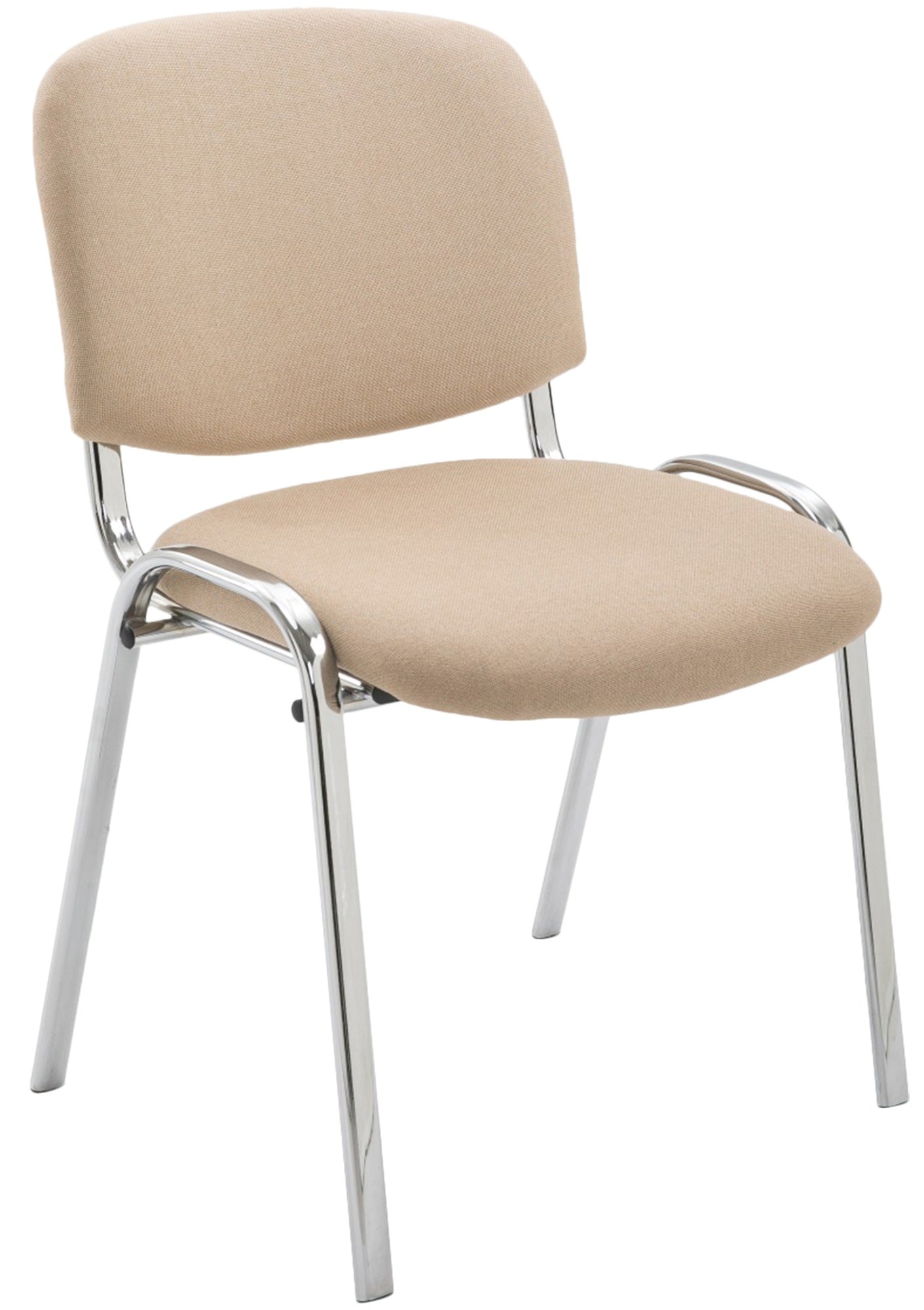 Besucherstuhl Ken Chrom Stoff - CLP SHOP