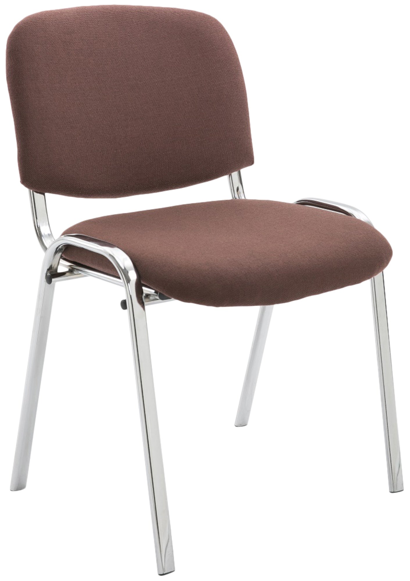 Besucherstuhl Ken Chrom Stoff - CLP SHOP
