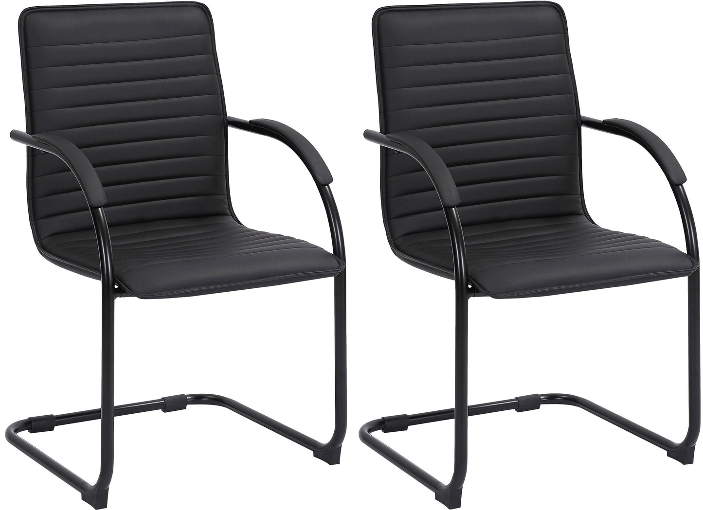 2er Set Besucherstühle Tira Kunstleder - CLP SHOP