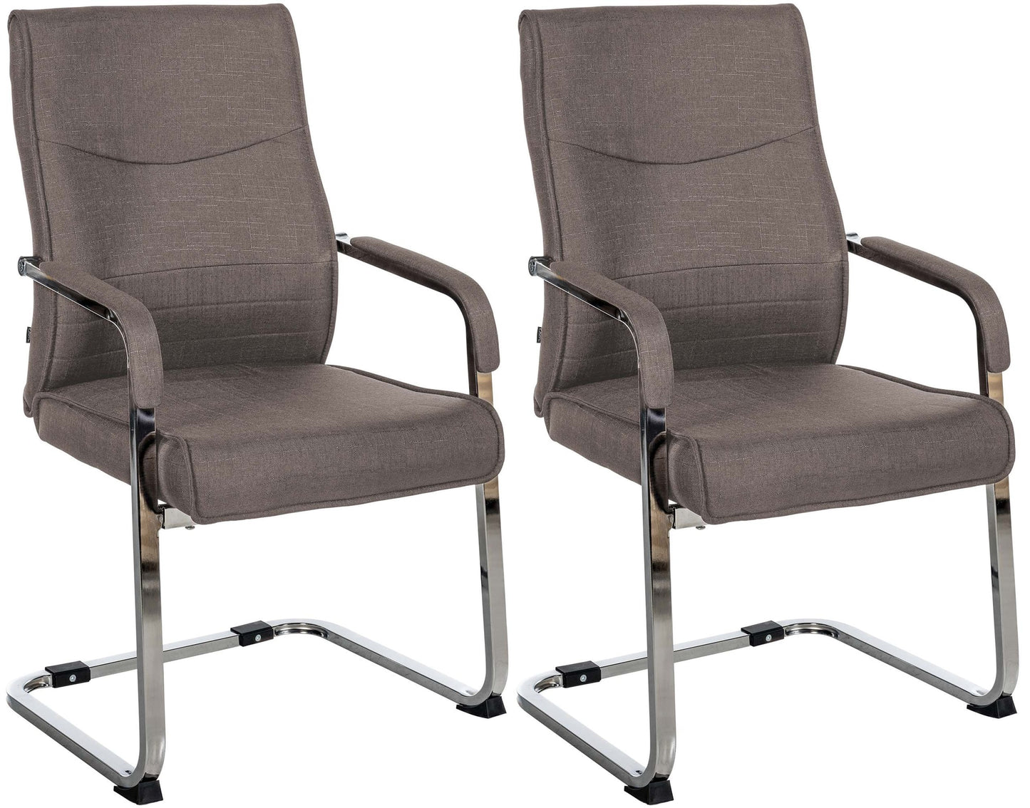 2er Set Besucherstuhl Hobart - CLP SHOP
