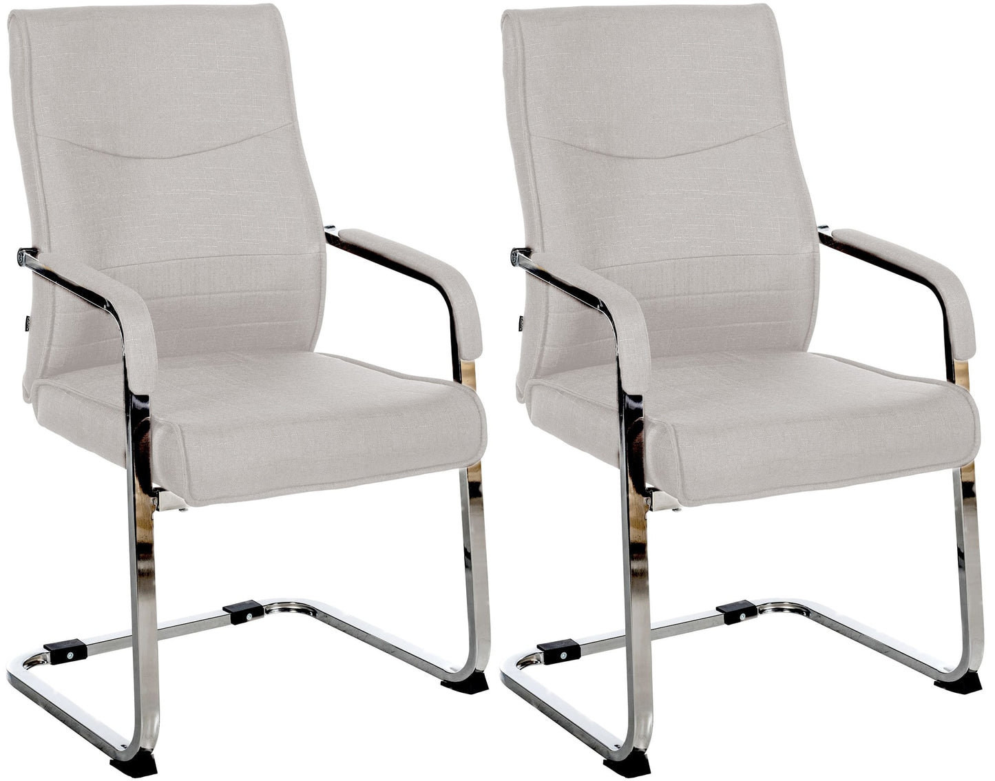 2er Set Besucherstuhl Hobart - CLP SHOP