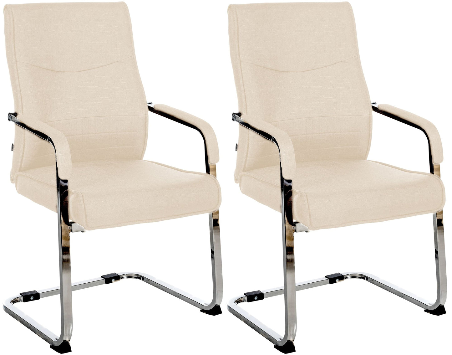 2er Set Besucherstuhl Hobart - CLP SHOP