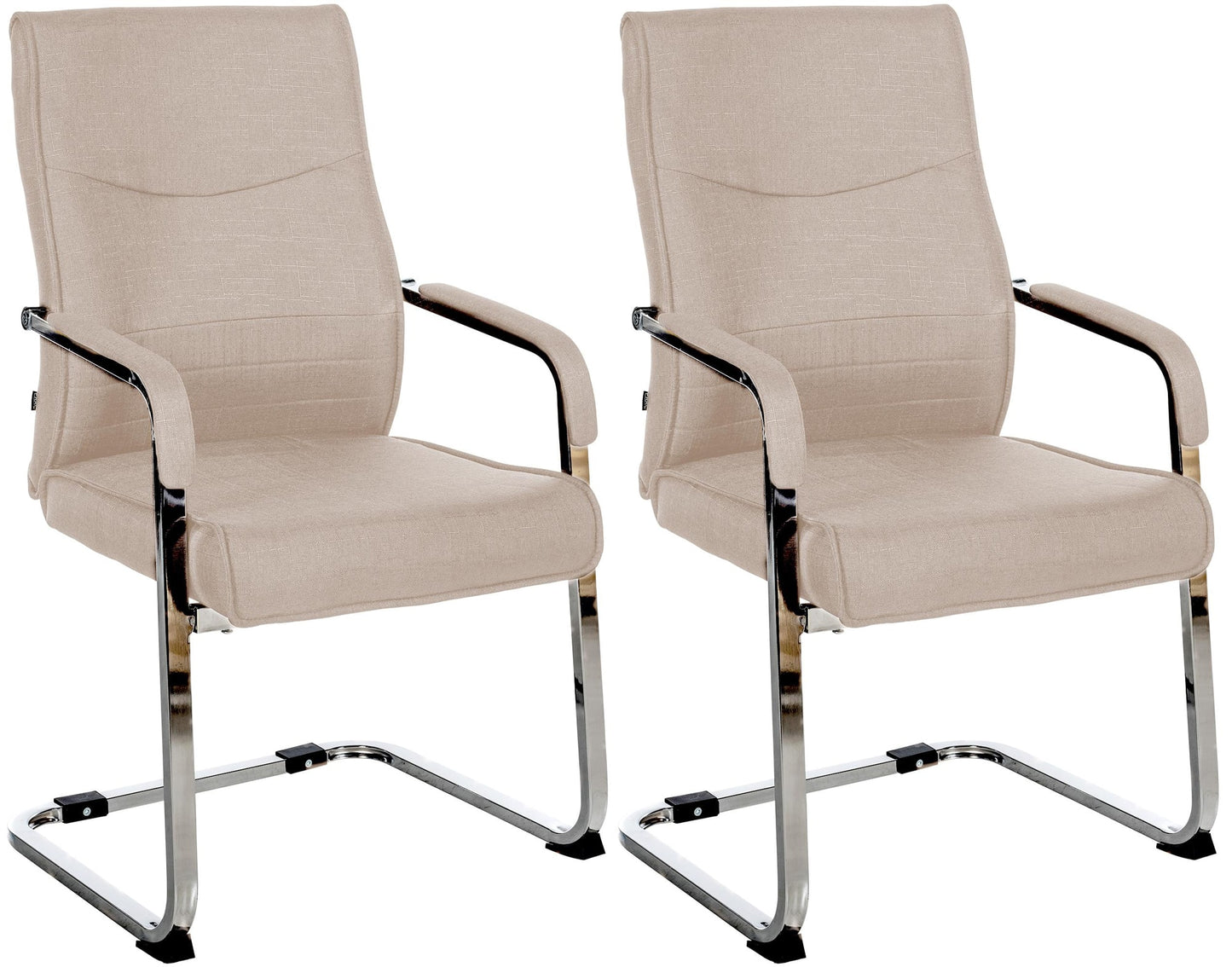 2er Set Besucherstuhl Hobart - CLP SHOP
