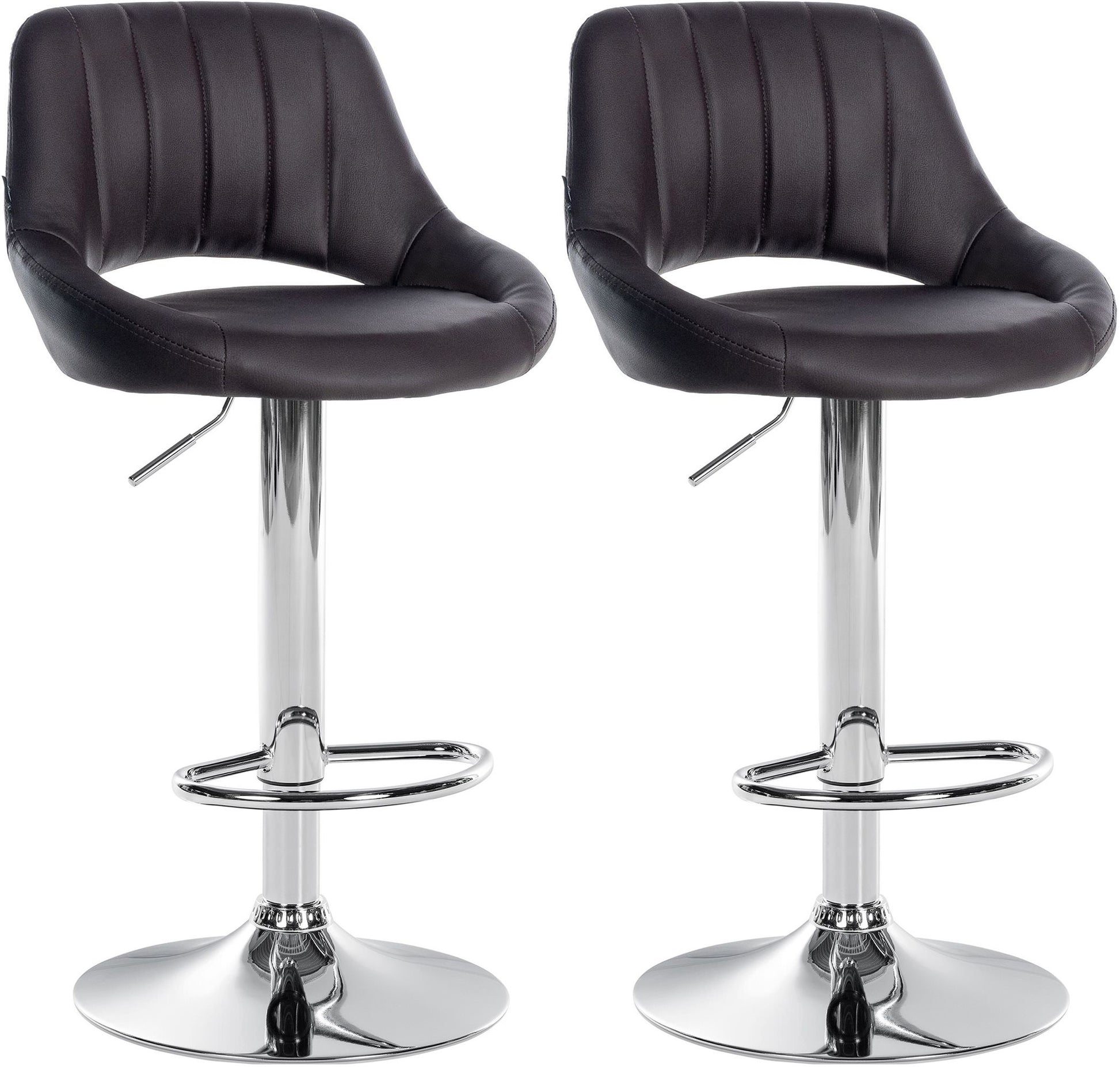 2er Set Barhocker Milet Kunstleder - CLP SHOP