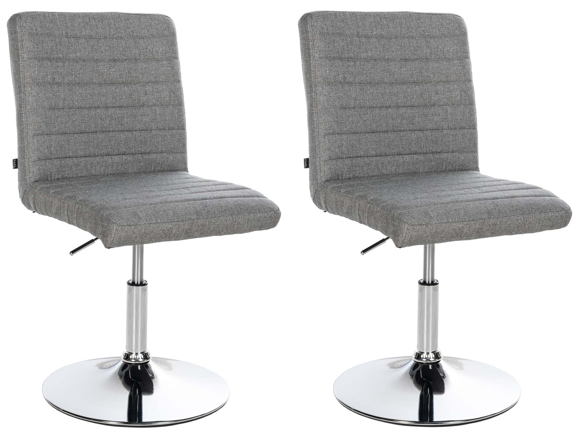 2er Set Esszimmerstuhl Elvas Stoff CLP