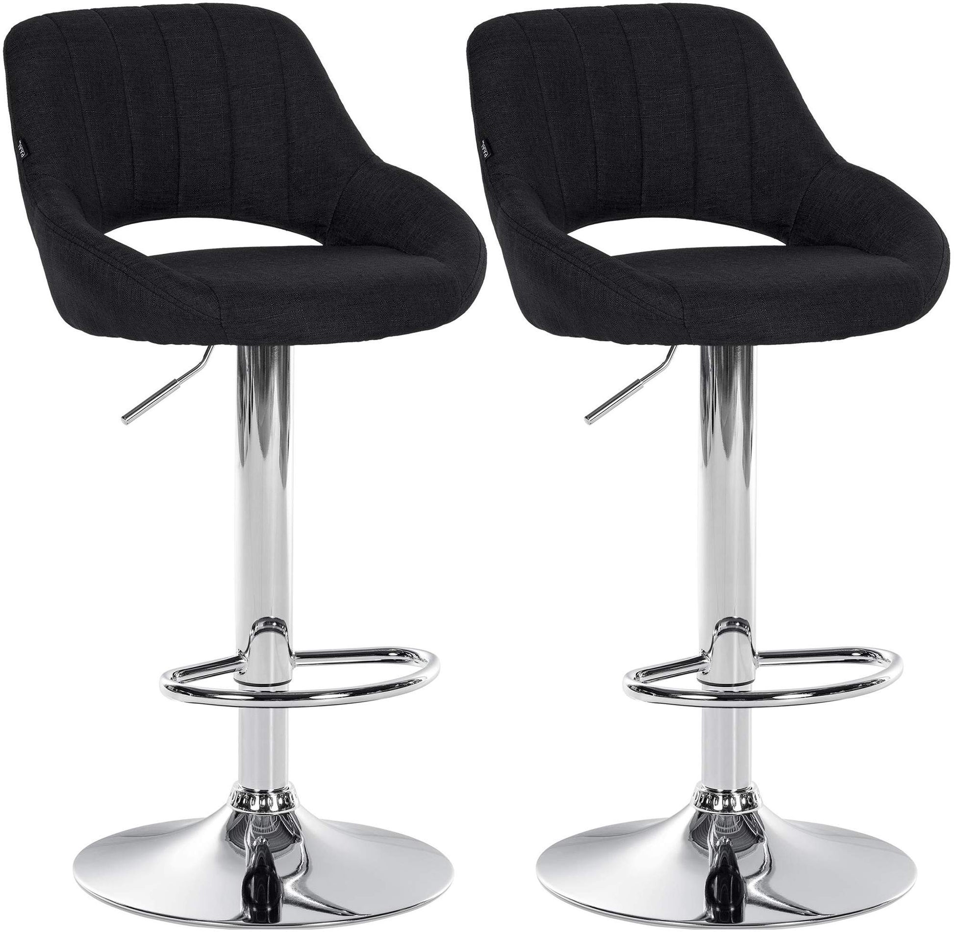 2er Set Barhocker Milet Stoff - CLP SHOP