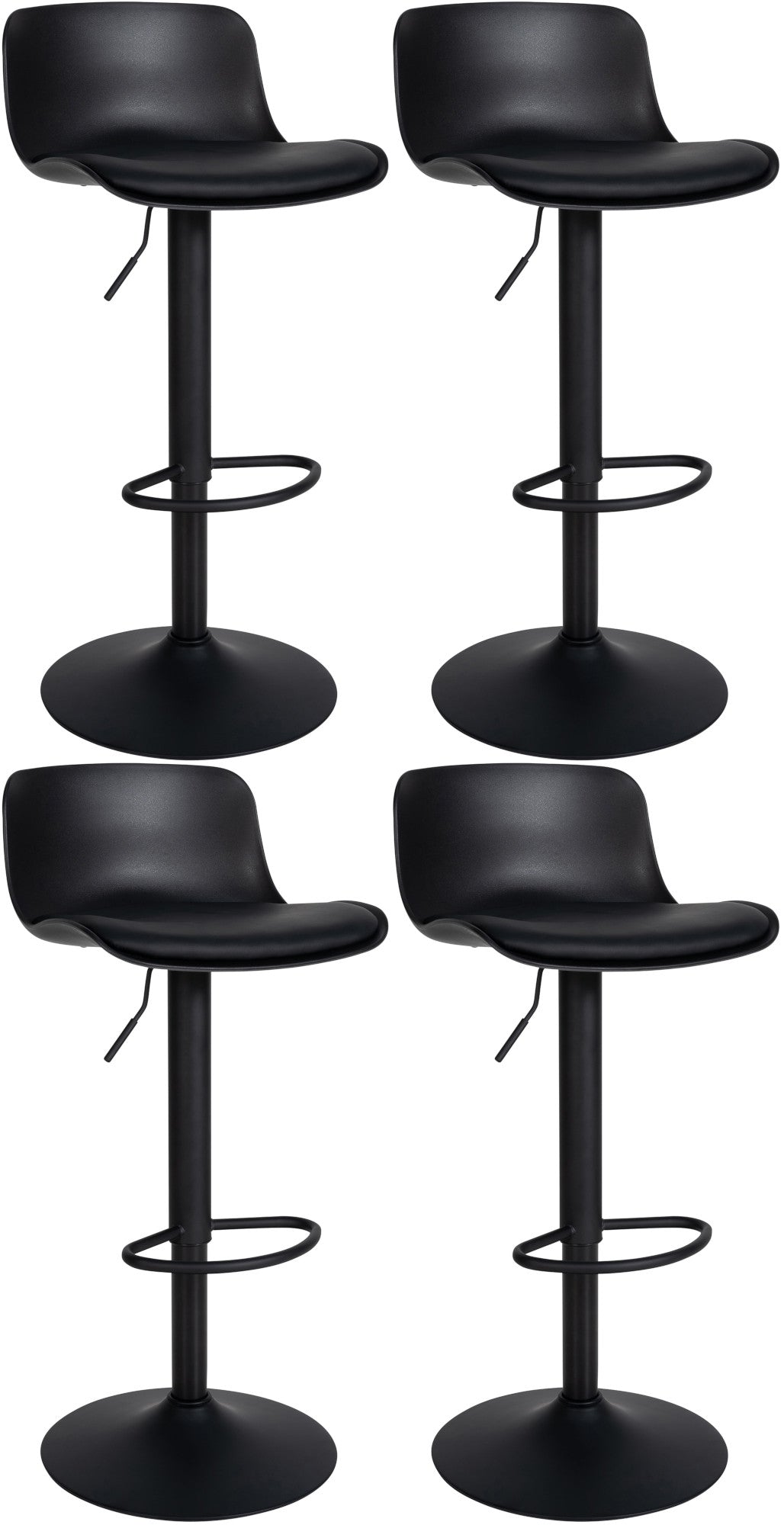 4er Set Barhocker Almada Kunstleder - CLP SHOP