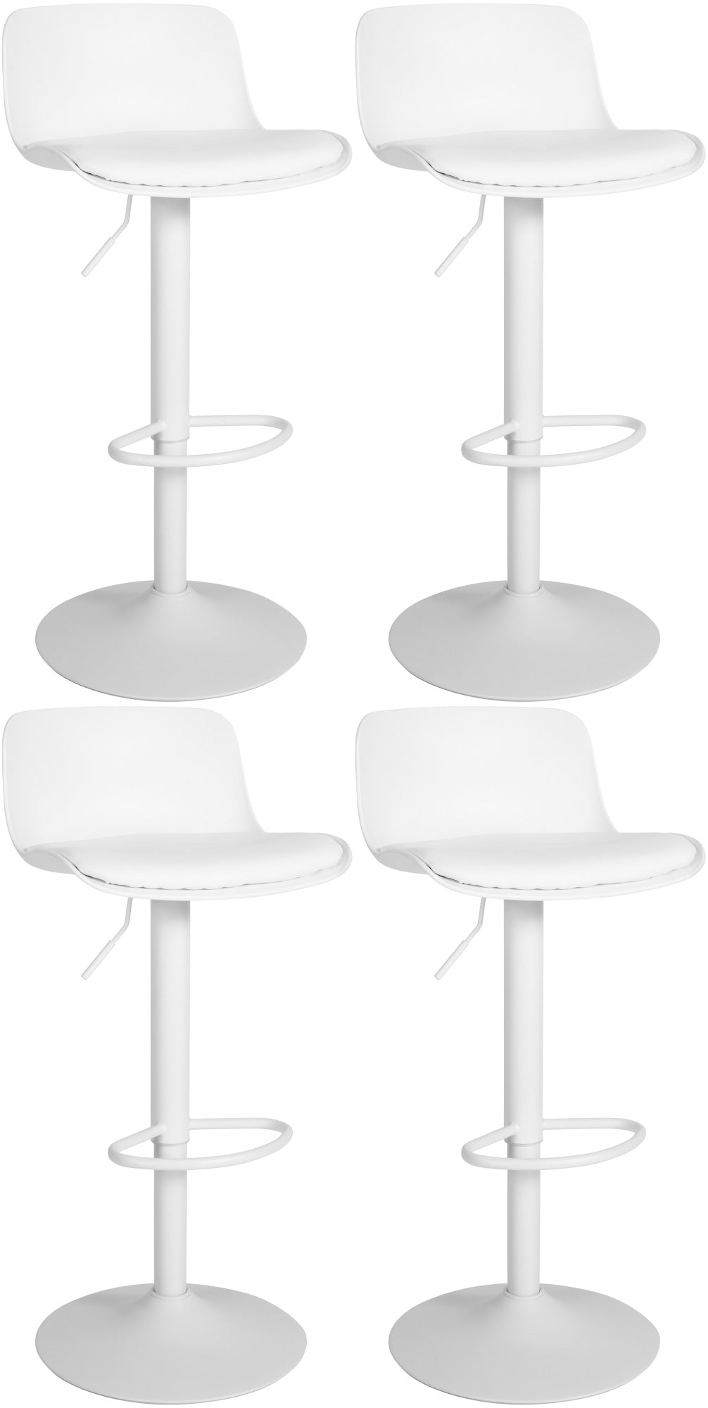 4er Set Barhocker Almada Kunstleder - CLP SHOP