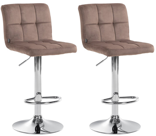 2er Set Barhocker Peru Samt - CLP SHOP