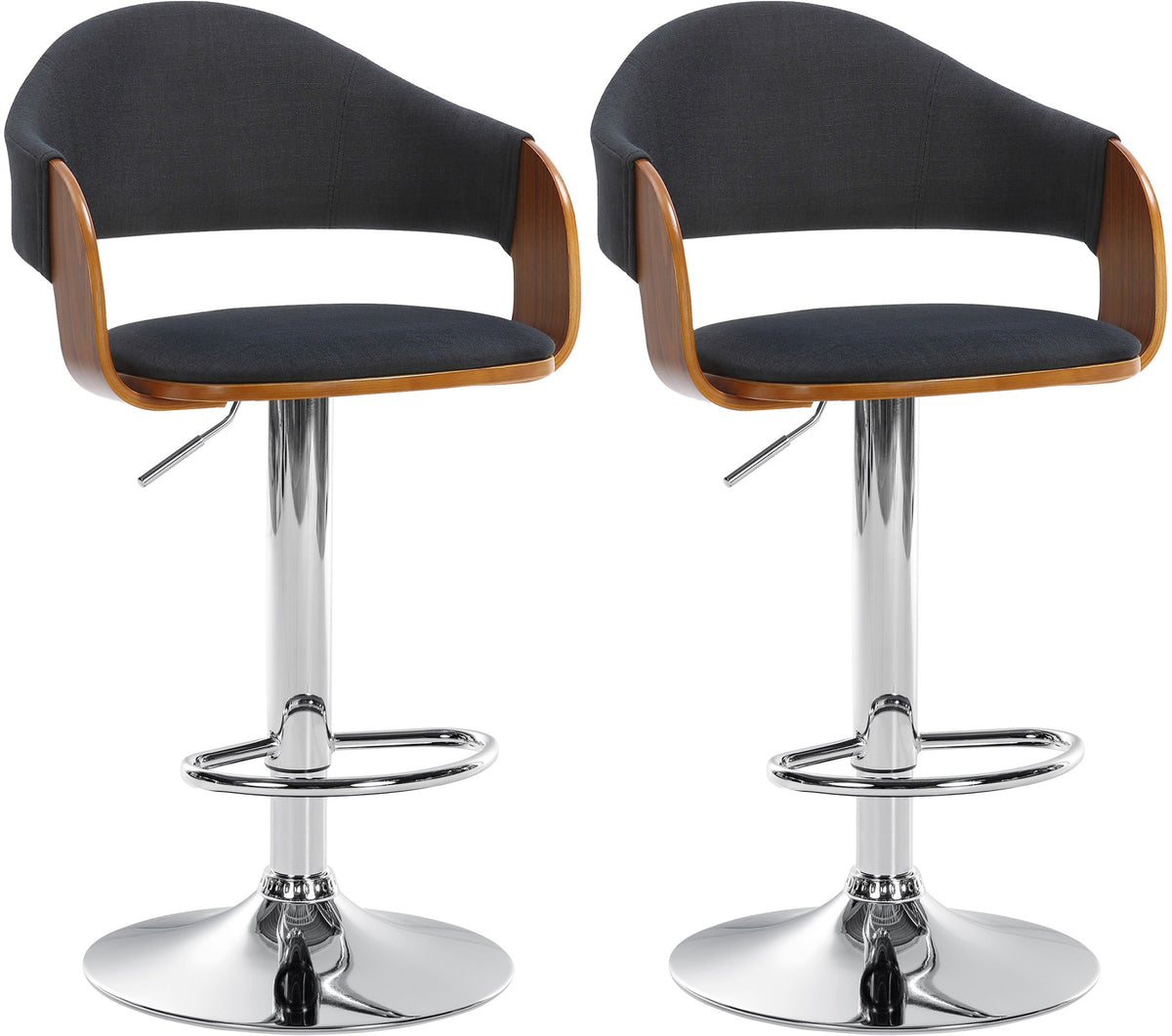 2er Set Barhocker Nilse Stoff - CLP SHOP