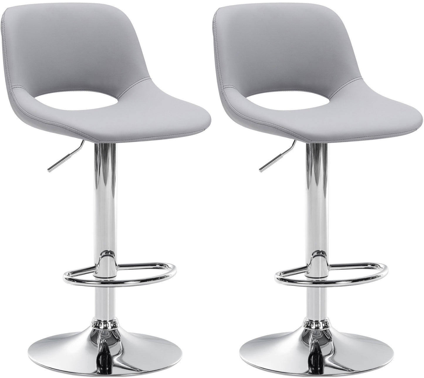 2er Set Barhocker Camden Kunstleder - CLP SHOP