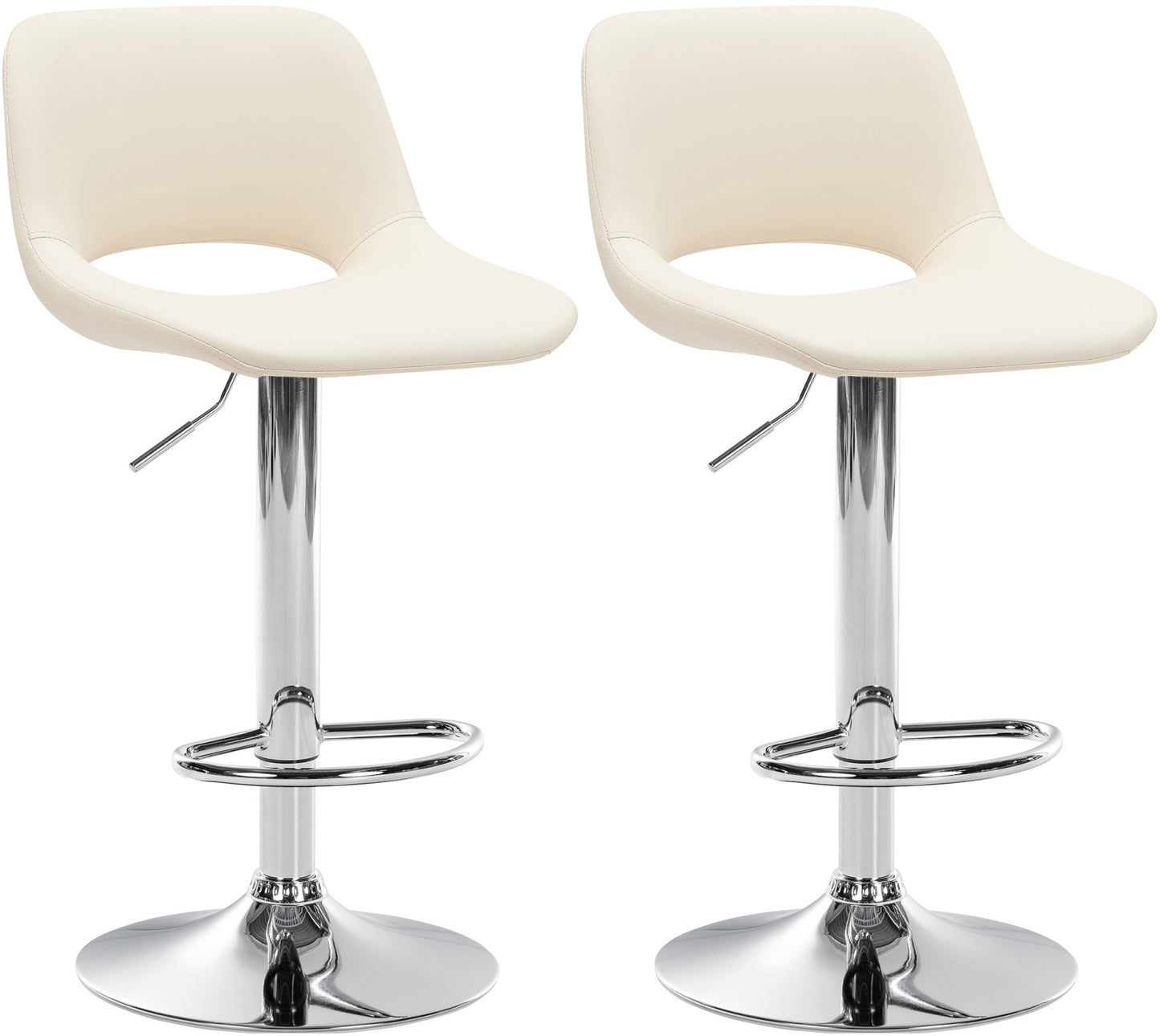 2er Set Barhocker Camden Kunstleder - CLP SHOP