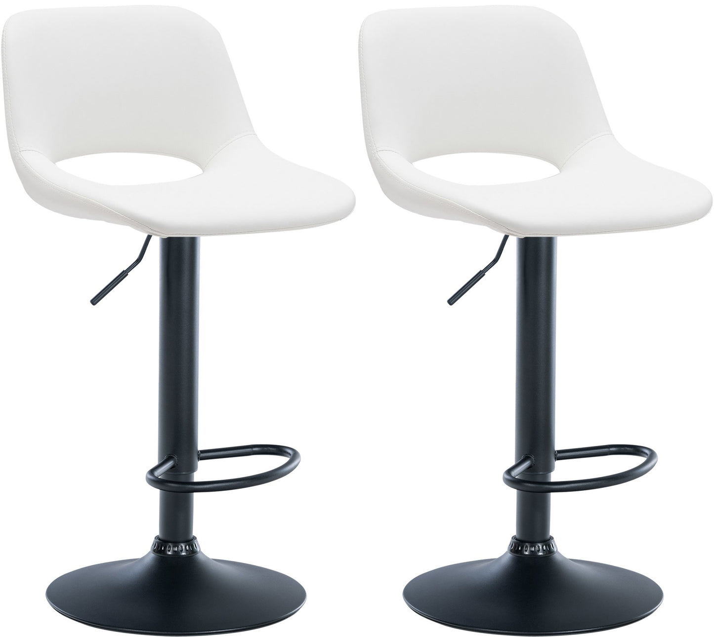 2er Set Barhocker Camden Kunstleder - CLP SHOP