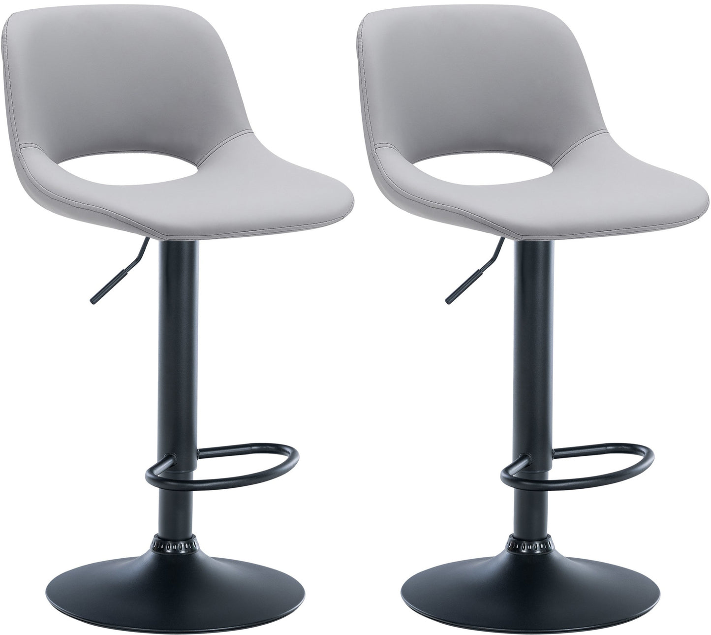 2er Set Barhocker Camden Kunstleder - CLP SHOP