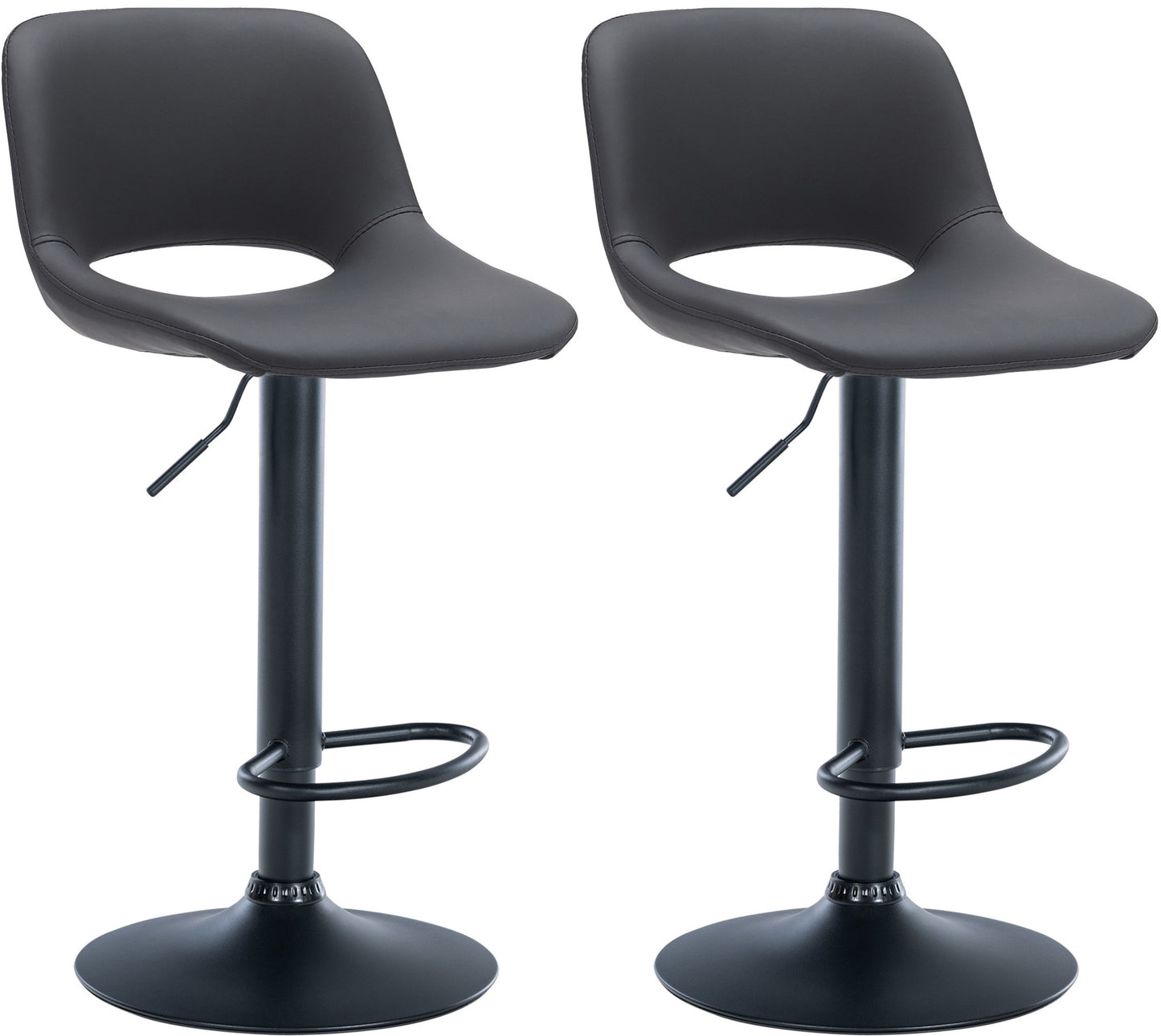2er Set Barhocker Camden Kunstleder - CLP SHOP