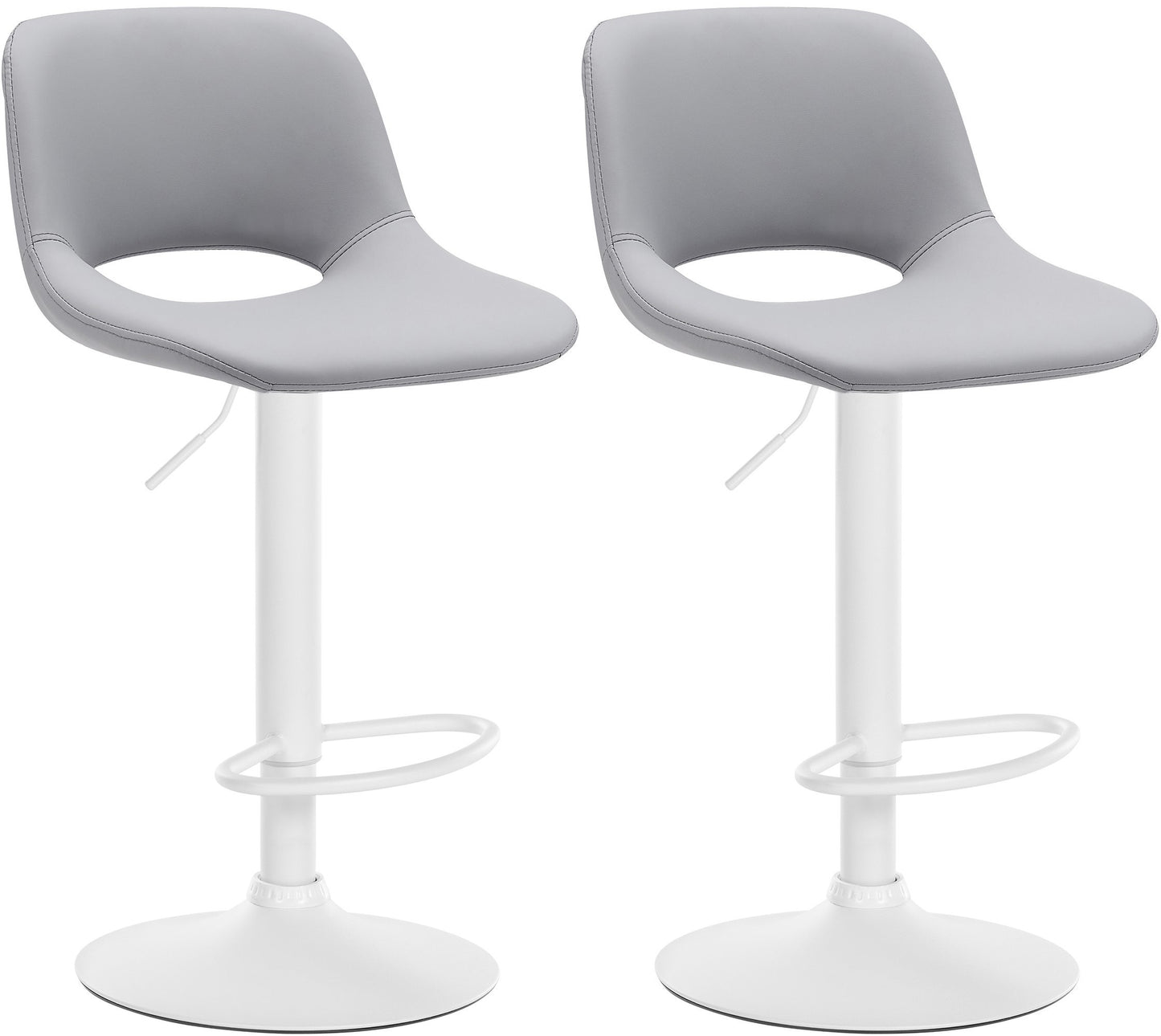 2er Set Barhocker Camden Kunstleder - CLP SHOP