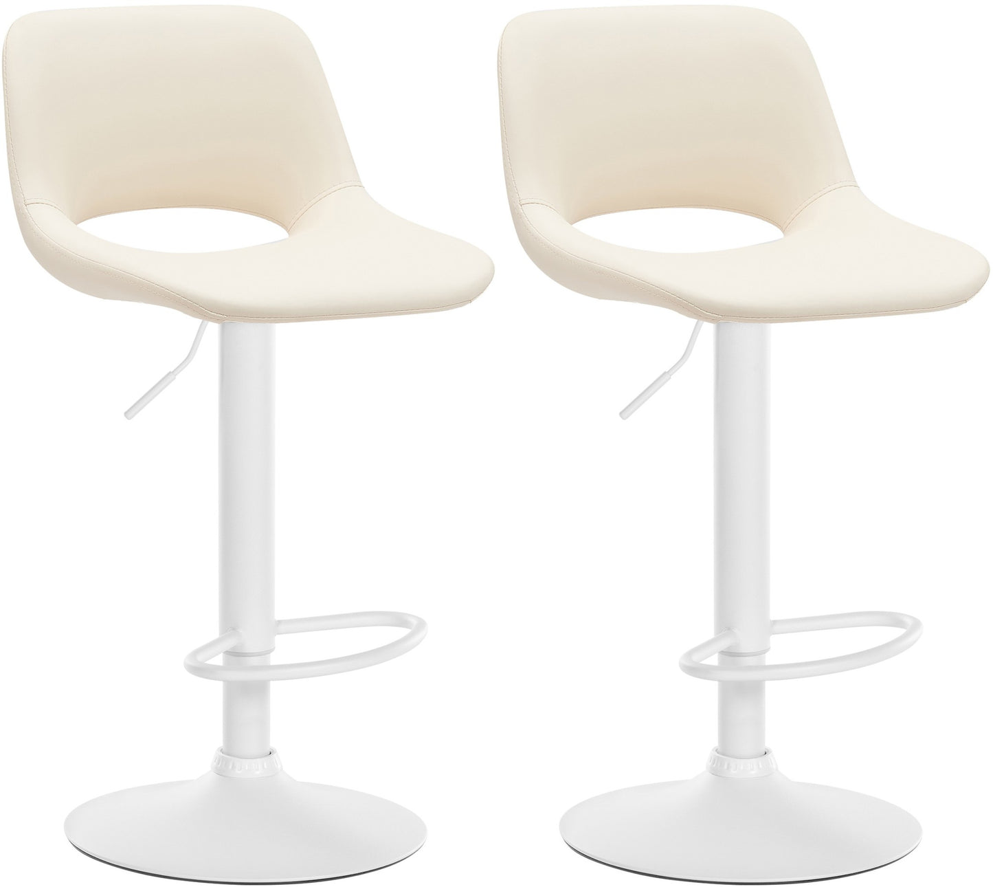 2er Set Barhocker Camden Kunstleder - CLP SHOP