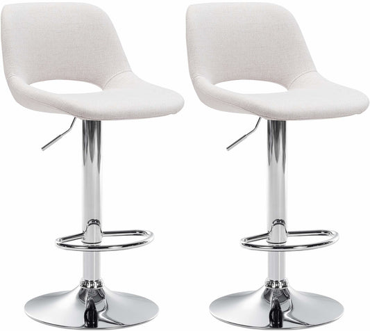 2er Set Barhocker Camden Stoff - CLP SHOP