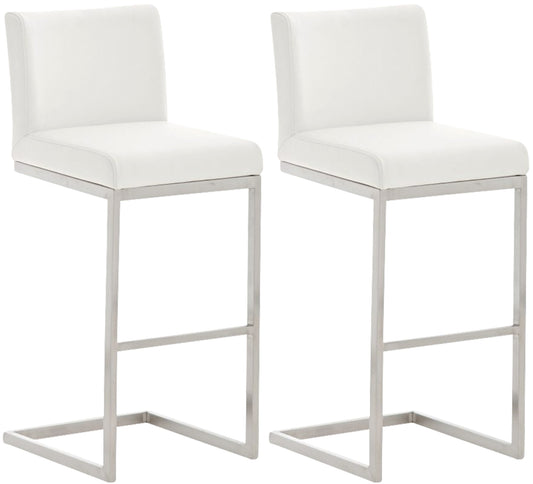 2er Set Barhocker Paros Kunstlederbezug