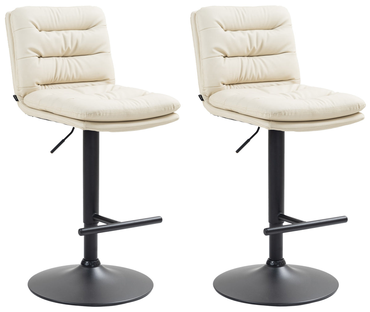 2er Set Barhocker Damar Kunstleder - CLP SHOP