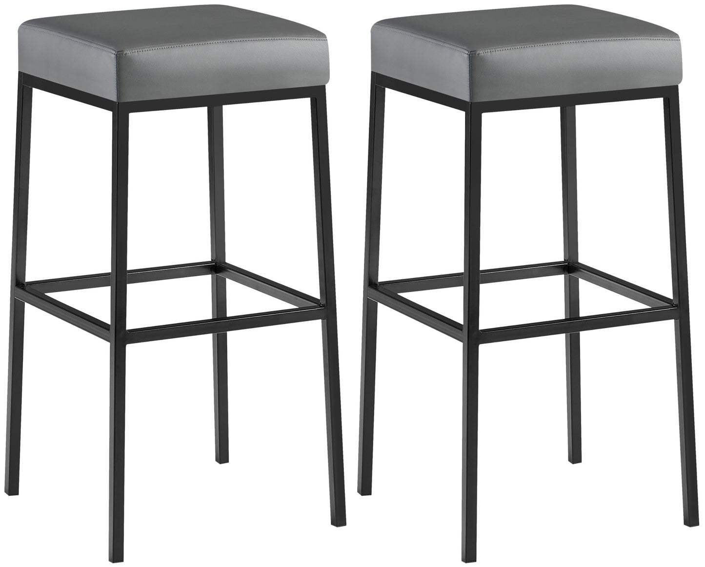 2er Set Barhocker Montreal Kunstlederbezug