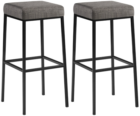 2er Set Barhocker Montreal Stoffbezug