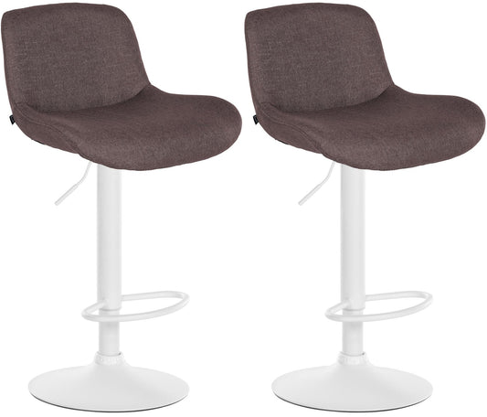2er Set Barhocker Solon Weiß CLP