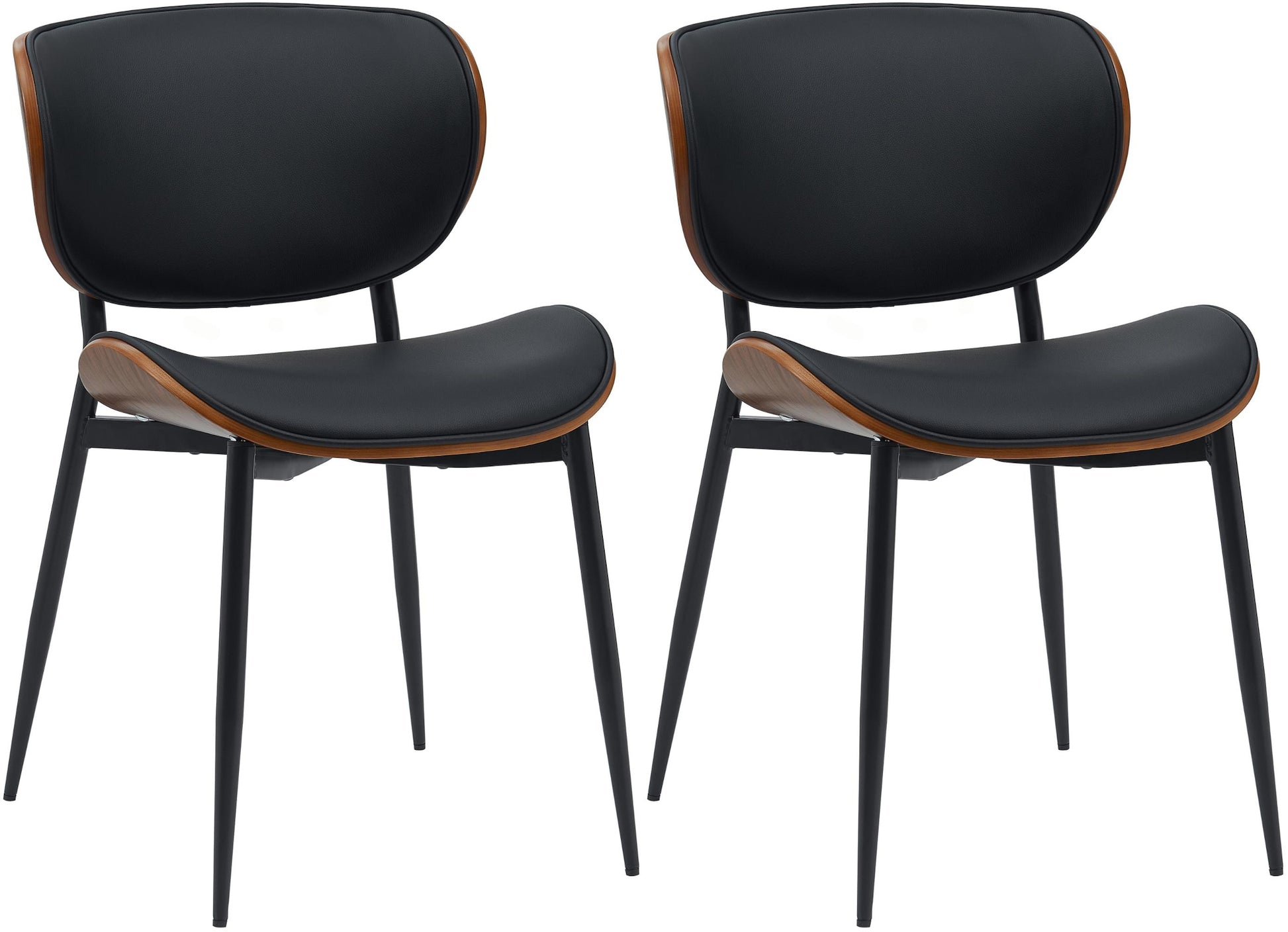 2er Set Esszimmerstuhl Enid Kunstleder- oder Stoffbezug - CLP SHOP