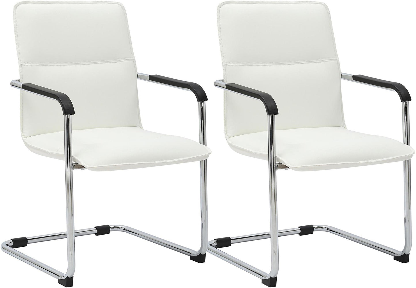 2er Set Freischwinger Seattle Kunstleder