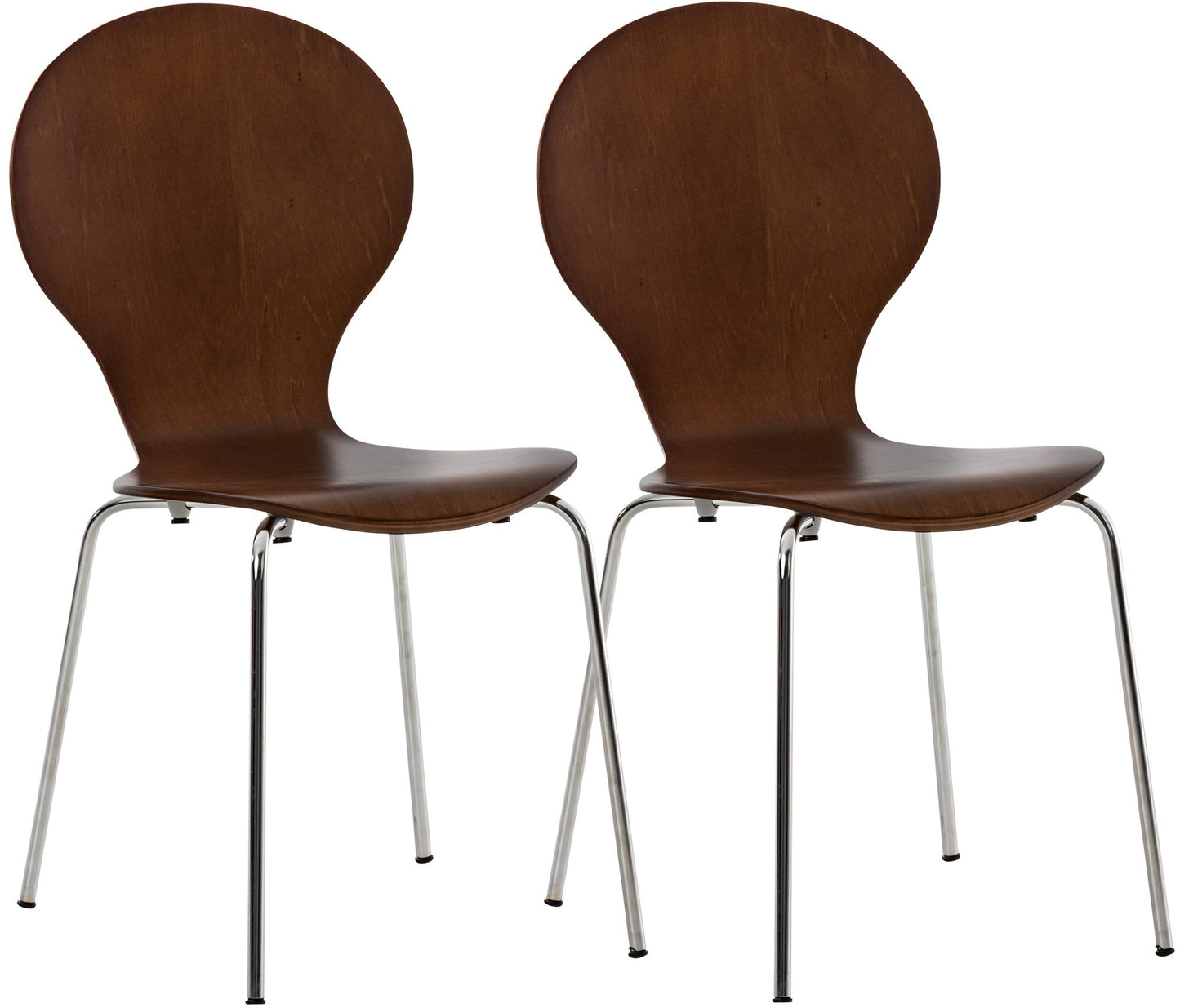 2x Stapelstuhl DIEGO ergonomisch - CLP SHOP