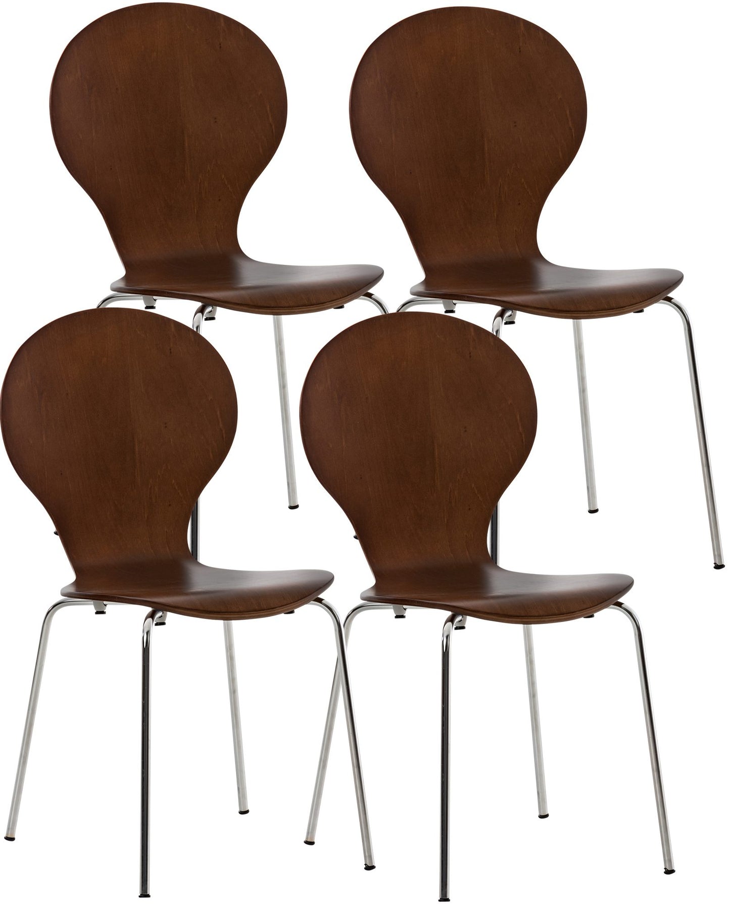 4x Stapelstuhl DIEGO - CLP SHOP