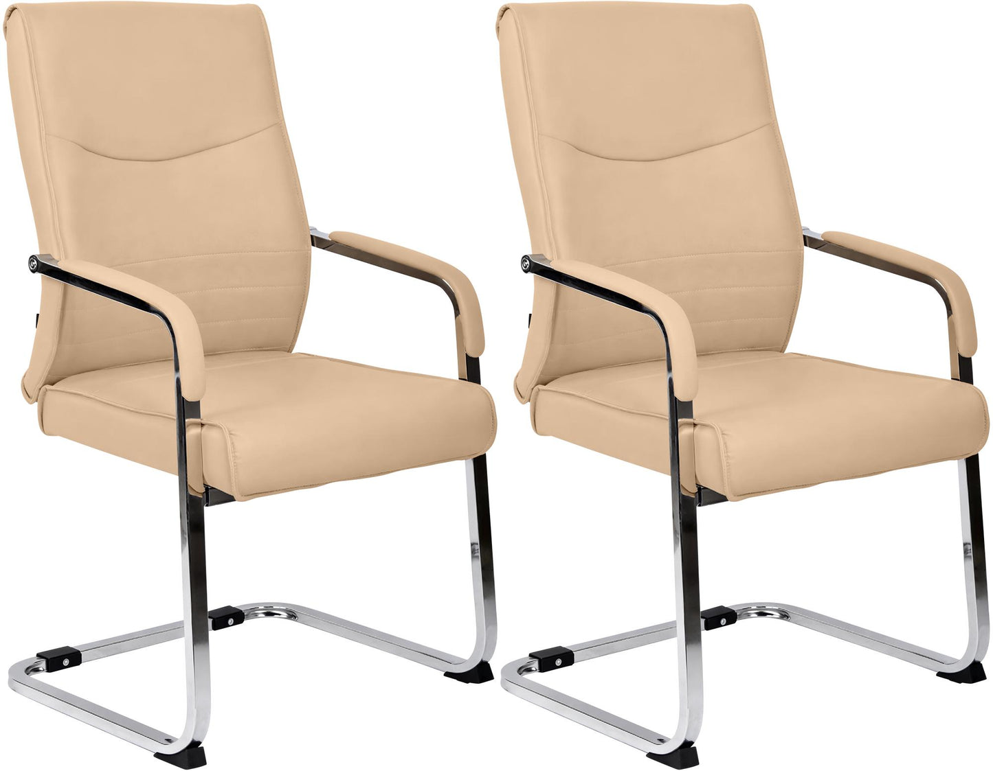 2er Set Besucherstuhl Hobart - CLP SHOP