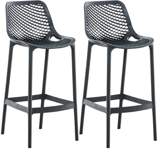 2er Set Outdoor Barhocker Air