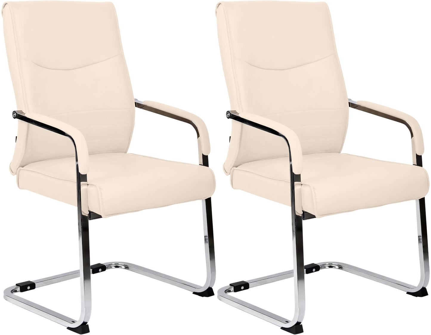 2er Set Besucherstuhl Hobart - CLP SHOP